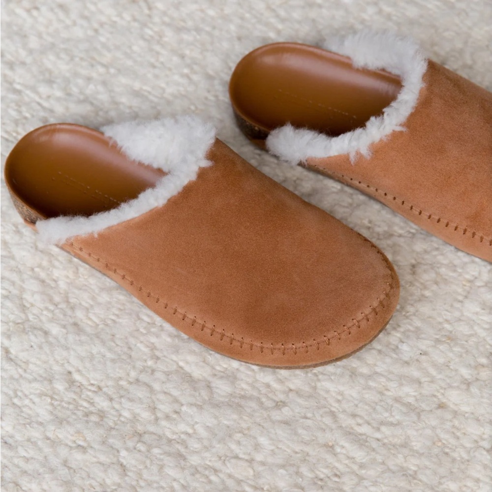 JENNI KAYNE Shearling-Lined Moc Clog